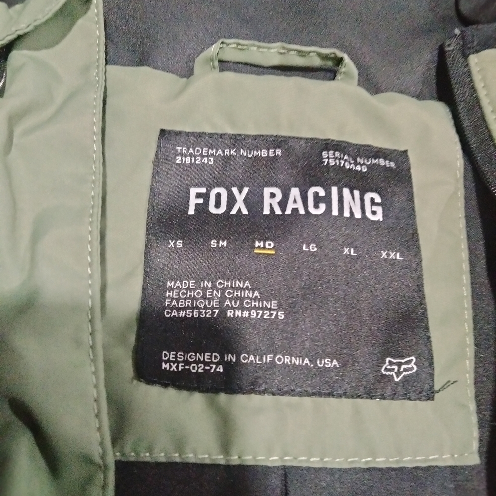Fox Men's Olive Performance Jacket - image 2